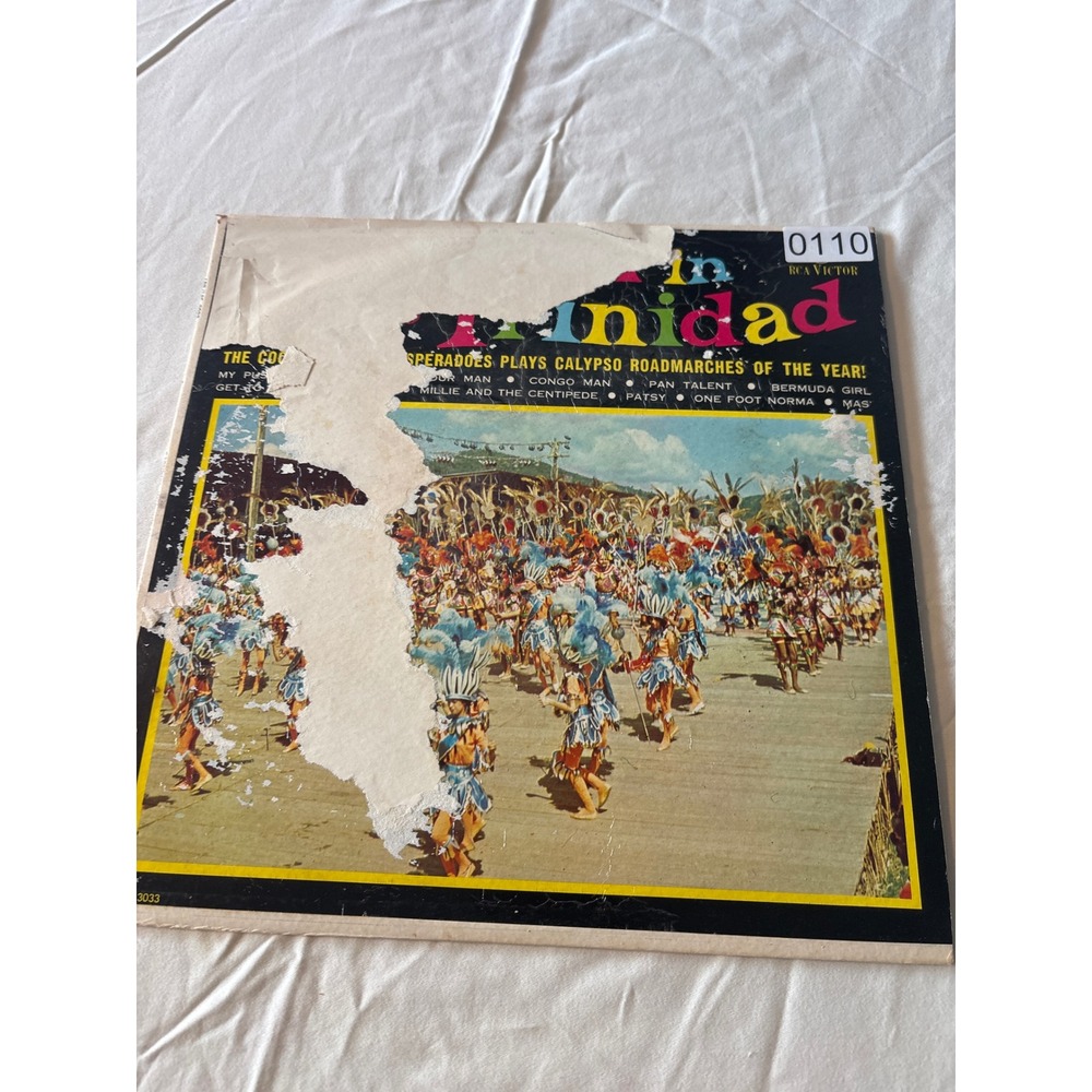 RCA Victor Carnival in Trinidad LP 12" Black Fair Calypso Steel Band LPB3033